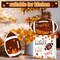 3 Pcs Fall Tiered Tray Decor with Orange Maple Wooden Table Centerpieces for Football and Thanksgiving Farmhouse Rustic Decor: Decorative Table Decorations for Autumn Harvest Table Shelf (Classic)
